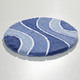 Badgarnituren - Herrlich weiche Badgarnitur, in Größe 100 (Vorleger halbrund, 50/ 80 cm) bis 112 (WC-Deckelbezug, 47/ 50 cm), in Farbe BLAU – Farbe BLAU – Ansicht 5