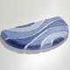 Badgarnituren - Herrlich weiche Badgarnitur, in Größe 100 (Vorleger halbrund, 50/ 80 cm) bis 112 (WC-Deckelbezug, 47/ 50 cm), in Farbe BLAU – Farbe BLAU – Ansicht 1