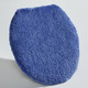 Badgarnituren - Herrlich weiche Badgarnitur, in Größe 100 (Vorleger halbrund, 50/ 80 cm) bis 112 (WC-Deckelbezug, 47/ 50 cm), in Farbe BLAU – Farbe BLAU – Ansicht 1