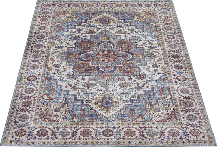 Teppiche - Pflegeleichte, gewebte Brücken und Teppiche, in Größe 113 (Brücke, 80x150 cm) bis 301 (Teppich, ø 100 cm), in Farbe GRAU Ansicht 5