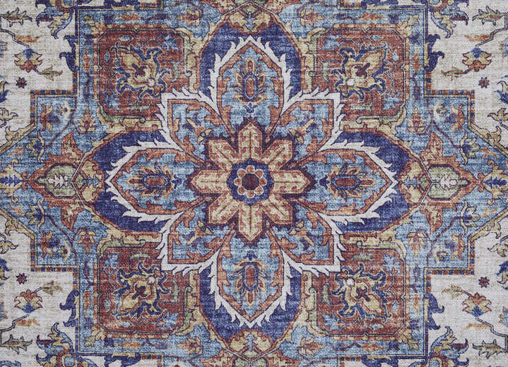 Teppiche - Pflegeleichte, gewebte Brücken und Teppiche, in Größe 113 (Brücke, 80x150 cm) bis 301 (Teppich, ø 100 cm), in Farbe GRAU Ansicht 9