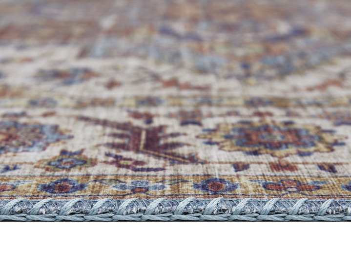 Teppiche - Pflegeleichte, gewebte Brücken und Teppiche, in Größe 113 (Brücke, 80x150 cm) bis 301 (Teppich, ø 100 cm), in Farbe GRAU Ansicht 11