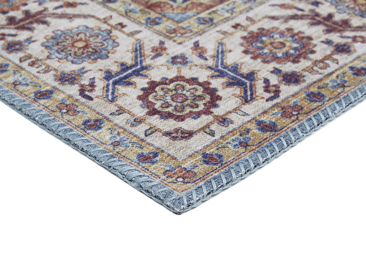 Teppiche - Pflegeleichte, gewebte Brücken und Teppiche, in Größe 113 (Brücke, 80x150 cm) bis 301 (Teppich, ø 100 cm), in Farbe GRAU Ansicht 12