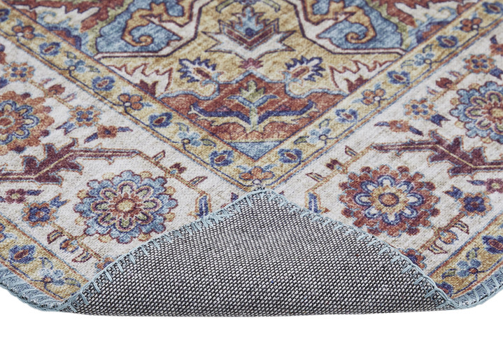 Teppiche - Pflegeleichte, gewebte Brücken und Teppiche, in Größe 113 (Brücke, 80x150 cm) bis 301 (Teppich, ø 100 cm), in Farbe GRAU Ansicht 13