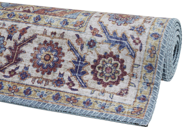 Teppiche - Pflegeleichte, gewebte Brücken und Teppiche, in Größe 113 (Brücke, 80x150 cm) bis 301 (Teppich, ø 100 cm), in Farbe GRAU Ansicht 15