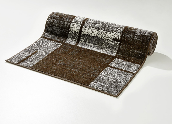 Teppiche - Grafisch gemusterte Läufer, in Größe 102 (Läufer, 67 cm breit) bis 106 (Läufer, 100 cm breit), in Farbe BRAUN Ansicht 3