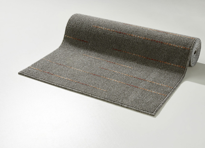 Teppiche - Erstklassige Läufer nach Maß, in Größe 102 (Läufer, 67 cm breit) bis 106 (Läufer, 100 cm breit), in Farbe DUNKELGRAU Ansicht 1