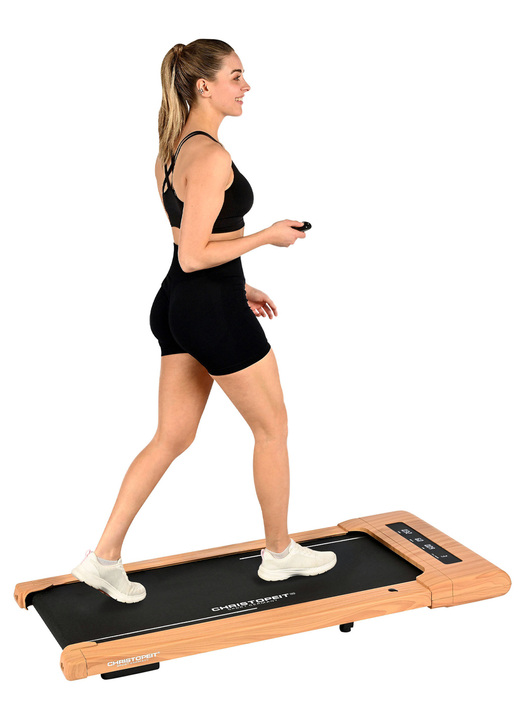 Fitnessgeräte - Christopeit Walking Pad 4.1/4.2, in Farbe HOLZOPTIK Ansicht 1