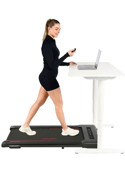 Fitnessgeräte - Christopeit Walking Pad 4.1/4.2, in Farbe SCHWARZ Ansicht 1