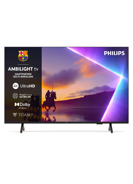 Fernseher - Philips 43PUS8500/12. 4K Ultra HD LED Fernseher mit Smart-TV, in Farbe SCHWARZ Ansicht 1