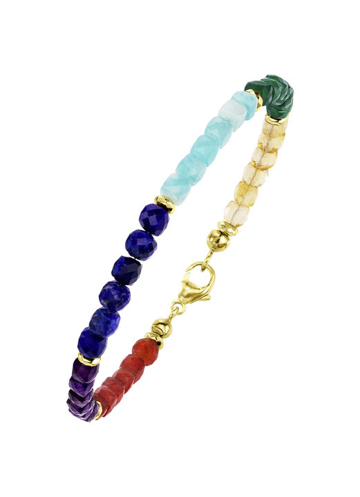 Halsketten - Funkelnde Garnitur mit Edelsteinen Ansicht 3 Halsketten - Funkelnde Garnitur mit Edelsteinen, in Farbe , in Ausführung Armband Ansicht 3