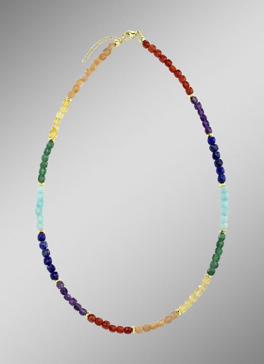 Halsketten - Funkelnde Garnitur mit Edelsteinen Ansicht 5 Halsketten - Funkelnde Garnitur mit Edelsteinen, in Farbe , in Ausführung Armband Ansicht 5
