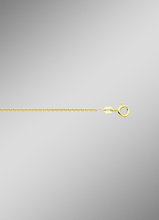 Herrlich verspielte, vergoldete Rundankerkette aus Silber 925/- fein