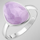 Ringe - Schöner Damenring mit echt facettiertem Amethyst, in Größe 160 bis 220, in Farbe  – Ansicht 1