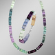 Halsketten - Wunderschöne Garnitur mit Hämatit, beh. und Fluorit in Multicolor – Ansicht 2 Halsketten - Wunderschöne Garnitur mit Hämatit, beh. und Fluorit in Multicolor, in Farbe , in Ausführung Armband, 19,5 cm lang – Ansicht 2