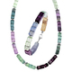 Halsketten - Wunderschöne Garnitur mit Hämatit, beh. und Fluorit in Multicolor – Ansicht 4 Halsketten - Wunderschöne Garnitur mit Hämatit, beh. und Fluorit in Multicolor, in Farbe , in Ausführung Armband, 19,5 cm lang – Ansicht 4