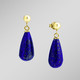 Ohrschmuck - Schicker Ohrstecker mit Lapislazuli, in Farbe  – Ansicht 1
