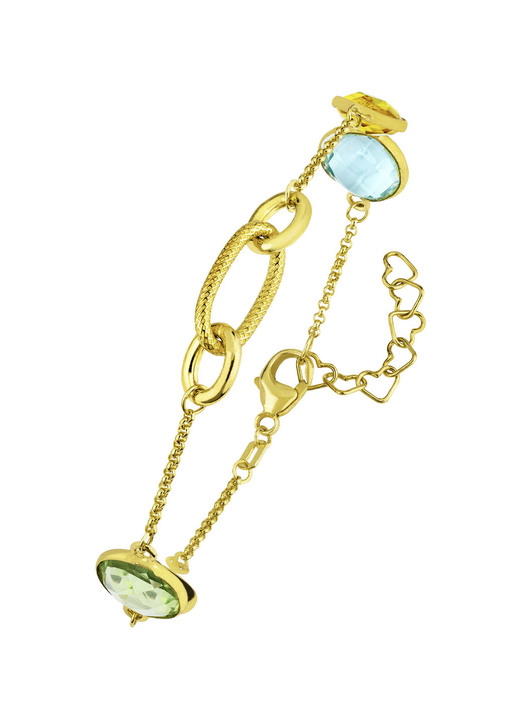 Armbänder - Farbenfrohe Eleganz: Armband mit Quarzen Ansicht 2 Armbänder - Farbenfrohe Eleganz: Armband mit Quarzen, in Farbe  Ansicht 2