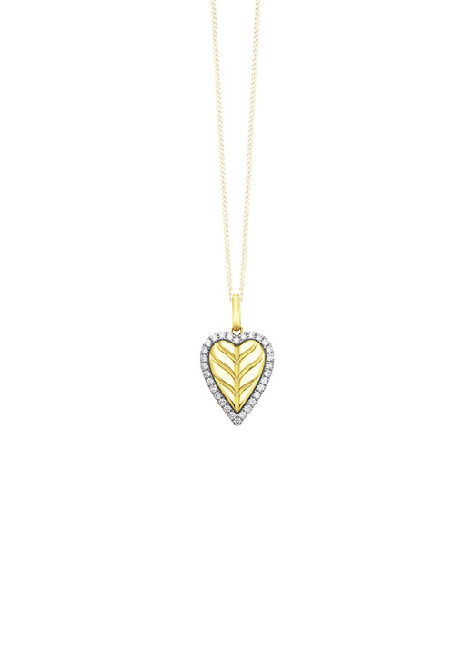 Schmuck & Uhren - Herz-Anhänger mit Brillanten  Ansicht 2 Schmuck & Uhren - Herz-Anhänger mit Brillanten , in Farbe  Ansicht 2