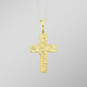 Anhänger - Kreuz-Anhänger aus Gold – Ansicht 1 Anhänger - Kreuz-Anhänger aus Gold, in Farbe  – Ansicht 1