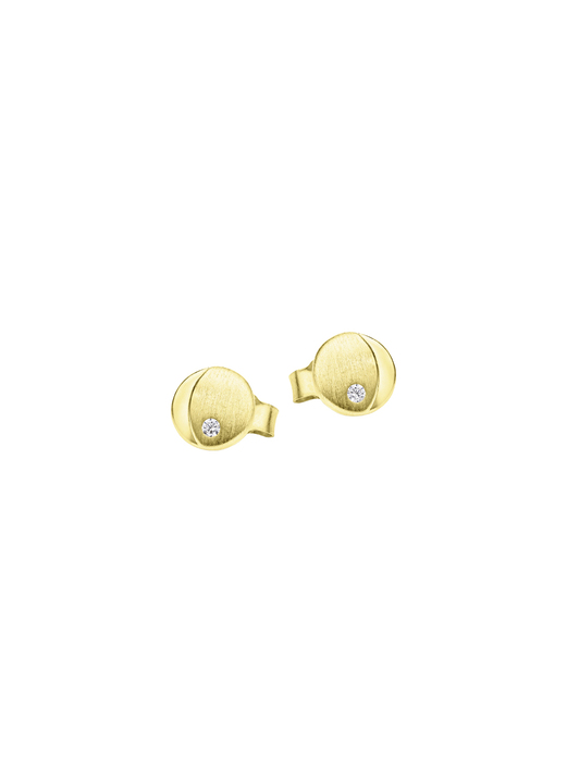 Ohrschmuck - Moderne Ohrstecker mit Zirkonia Ansicht 2 Ohrschmuck - Moderne Ohrstecker mit Zirkonia, in Farbe  Ansicht 2