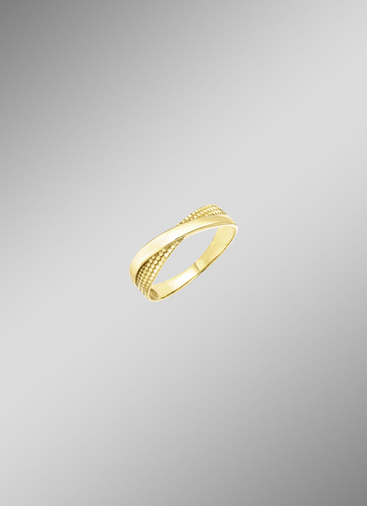 Ringe - Glänzender Damenring aus Gold, in Größe 160 bis 220, in Farbe  Ansicht 1