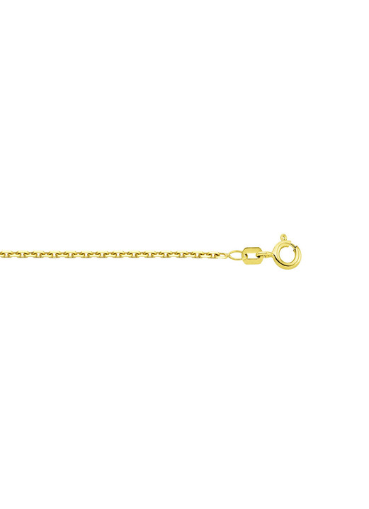 Halsketten - Diamantierte Ankerkette aus Gold Ansicht 2 Halsketten - Diamantierte Ankerkette aus Gold, in Farbe  Ansicht 2