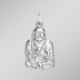 Anhänger - Buddha-Anhänger aus Silber, in Farbe  – Ansicht 1