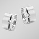 Ohrschmuck - Elegante Klappcreolen mit synth. Zirkonia für jeden Tag – Ansicht 1 Ohrschmuck - Elegante Klappcreolen mit synth. Zirkonia für jeden Tag, in Farbe  – Ansicht 1