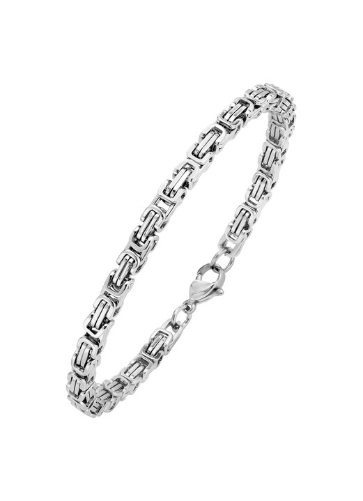 Herren-Modeschmuck - Zeitlose und kraftvolle Königsketten-Garnitur, in Farbe , in Ausführung Armband, 20 cm lang Ansicht 3