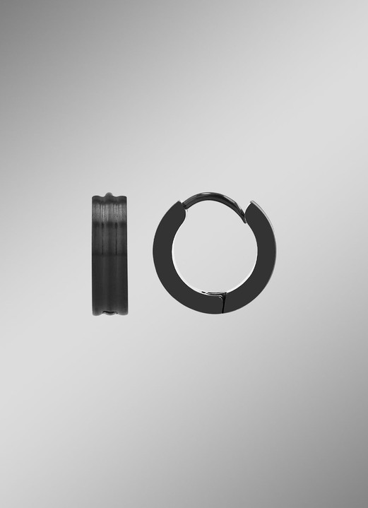 Herren-Modeschmuck - Kraftvolle und elegante Klappcreolen, in Farbe  Ansicht 2