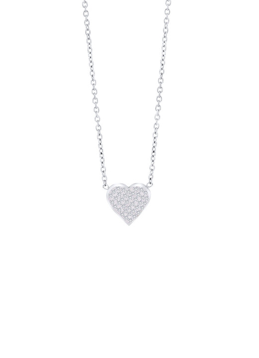 Halsketten - Für stilvolle Momente: Halskette mit Herz-Anhänger, in Farbe  Ansicht 2