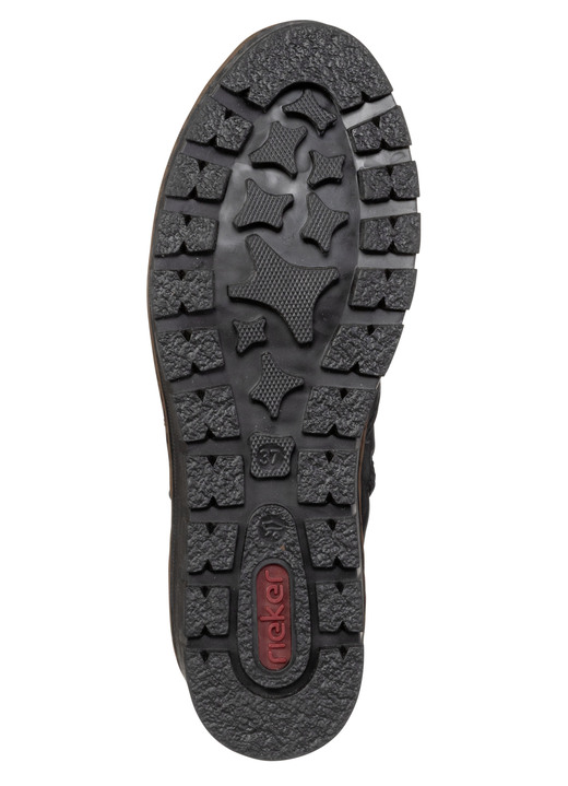 Stiefel & Stiefeletten - Rieker, gefütterte Damen-Stiefeletten, Winterschuhe, mit Reißverschluss, in Größe 036 bis 042, in Farbe SCHWARZ Ansicht 3