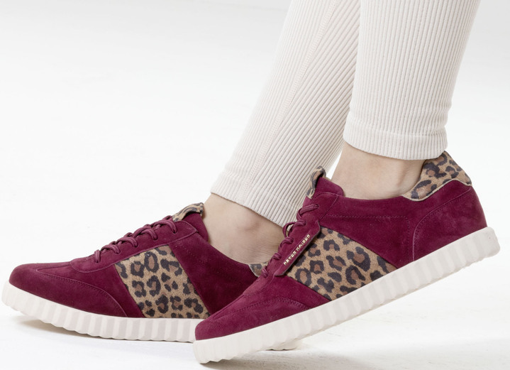 Slipper & Schnürschuhe - Peter Kaiser, trendige Damen-Sneaker, mit herausnehmbarem Fußbett, in Größe 3 1/2 bis 8, in Farbe BORDEAUX-BRAUN Ansicht 5