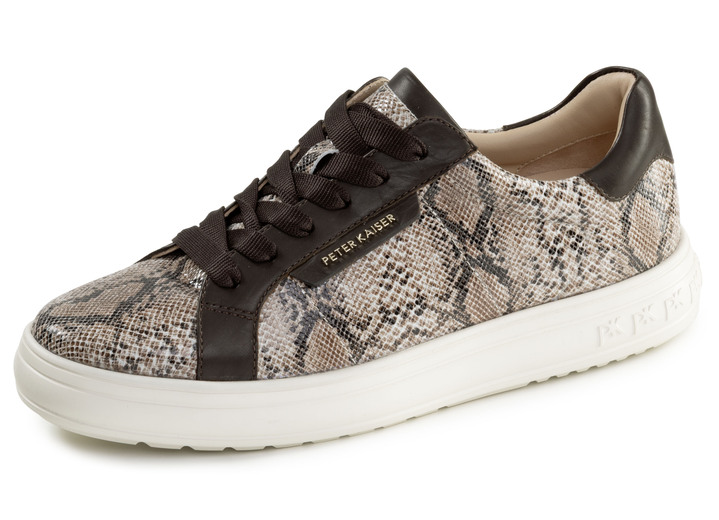 Damen - Peter Kaiser, modische Damen-Sneaker, mit herausnehmbarem Fußbett, in Größe 3 1/2 bis 8, in Farbe TAUPE-MOKKA Ansicht 1