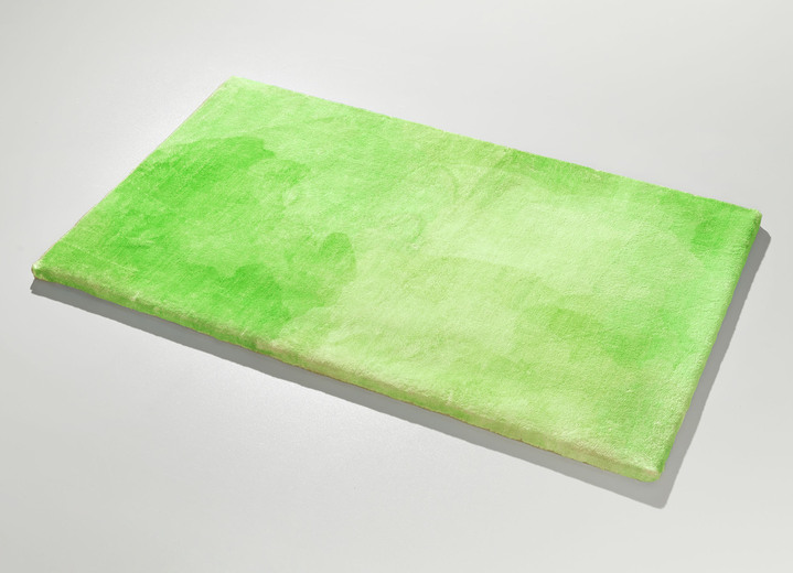 Badgarnituren - Badgarnitur, in Größe 100 (Vorleger halbrund, 50/ 80 cm) bis 112 (WC-Deckelbezug, 47/ 50 cm), in Farbe TÜRKIS Ansicht 17