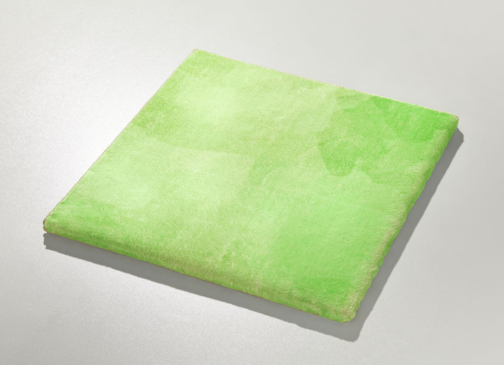 Badgarnituren - Badgarnitur, in Größe 100 (Vorleger halbrund, 50/ 80 cm) bis 112 (WC-Deckelbezug, 47/ 50 cm), in Farbe TÜRKIS Ansicht 20