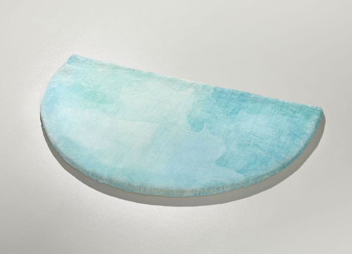 Badgarnituren - Badgarnitur, in Größe 100 (Vorleger halbrund, 50/ 80 cm) bis 112 (WC-Deckelbezug, 47/ 50 cm), in Farbe TÜRKIS Ansicht 10