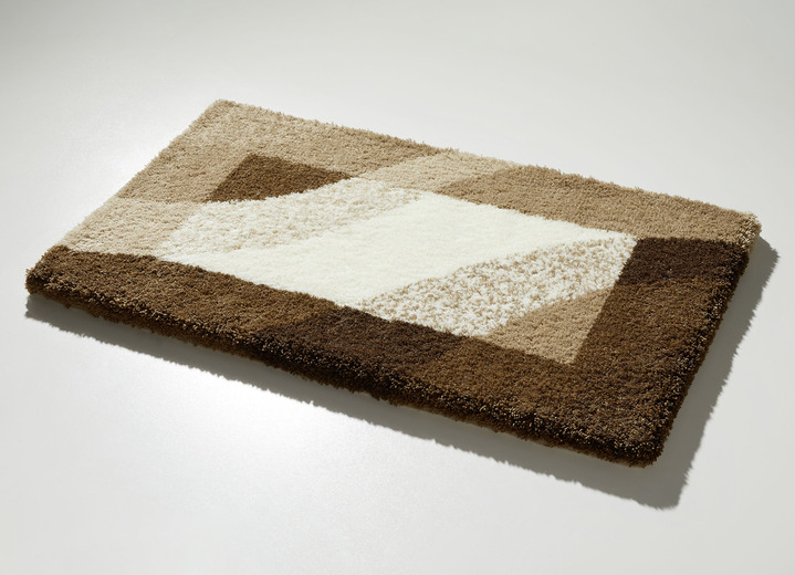 Badgarnituren - Supersoft Badgarnitur von Grund, in Größe 100 (Vorleger halbrund, 50/ 80 cm) bis 112 (WC-Deckelbezug, 47/ 50 cm), in Farbe TERRA Ansicht 9