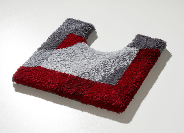 Badgarnituren - Supersoft Badgarnitur von Grund, in Größe 100 (Vorleger halbrund, 50/ 80 cm) bis 112 (WC-Deckelbezug, 47/ 50 cm), in Farbe TERRA Ansicht 6