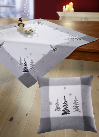 Tisch- und Raumdekoration in Leinenoptik