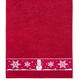Frottier Handtücher - Flauschige Frottier-Serie mit Jacquard-Bordür, in Größe 200 (1 Handtuch, 50/100 cm) bis 204 (1 Duschtuch, 70/140 cm), in Farbe ROT – Farbe ROT – Ansicht 1