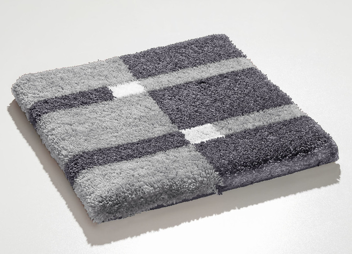 Wohnen - Badgarnitur mit rutschhemmender Rückseite, in Größe 100 (Vorleger halbrund, 50/ 80 cm) bis 112 (WC-Deckelbezug, 47/ 50 cm), in Farbe BEIGE-BRAUN Ansicht 20