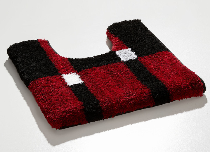 Wohnen - Badgarnitur mit rutschhemmender Rückseite, in Größe 100 (Vorleger halbrund, 50/ 80 cm) bis 112 (WC-Deckelbezug, 47/ 50 cm), in Farbe BEIGE-BRAUN Ansicht 7