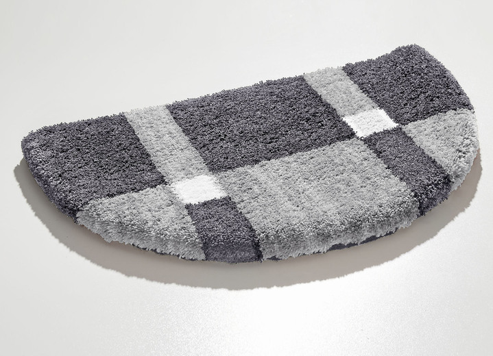 Wohnen - Badgarnitur mit rutschhemmender Rückseite, in Größe 100 (Vorleger halbrund, 50/ 80 cm) bis 112 (WC-Deckelbezug, 47/ 50 cm), in Farbe BEIGE-BRAUN Ansicht 15