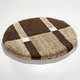 Wohnen - Badgarnitur mit rutschhemmender Rückseite, in Größe 100 (Vorleger halbrund, 50/ 80 cm) bis 112 (WC-Deckelbezug, 47/ 50 cm), in Farbe BEIGE-BRAUN – Farbe BEIGE-BRAUN – Ansicht 5