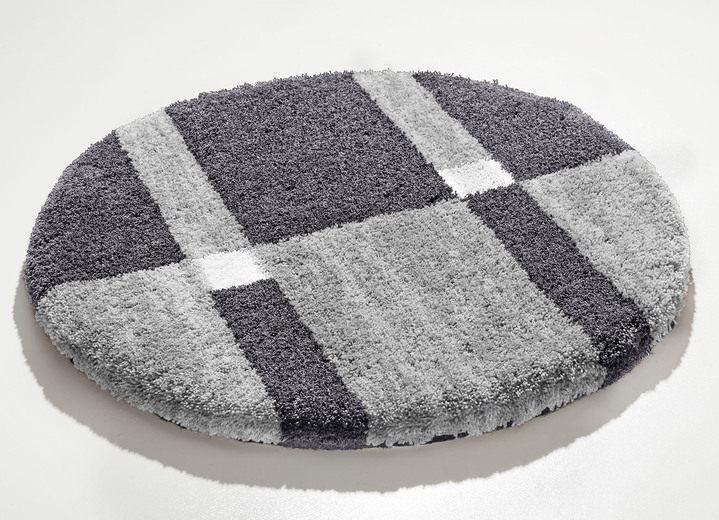 Wohnen - Badgarnitur mit rutschhemmender Rückseite, in Größe 100 (Vorleger halbrund, 50/ 80 cm) bis 112 (WC-Deckelbezug, 47/ 50 cm), in Farbe BEIGE-BRAUN Ansicht 18