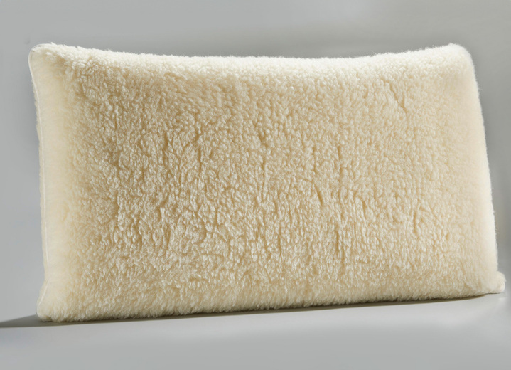 Bettwaren - Bettwarenprogramm aus reiner Schafschurwolle Ansicht 2 Bettwaren - Bettwarenprogramm aus reiner Schafschurwolle, in Größe 120 (Kissen, ca. 40/ 70 cm) bis 140 (Decke, ca. 135/200 cm), in Farbe NATUR Ansicht 2
