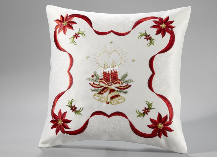 Heimtextilien - Festliche Tisch- und Raumdekoration, in Größe 101 (Deckchen, 35/ 50 cm) bis 404 (Kissenbezug, 40/ 40 cm), in Farbe SEKT-ROT-BUNT Ansicht 7