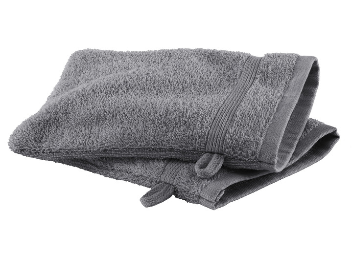 Frottier Handtücher - Kuschelige Frottier-Serie mit Bordüre, in Größe 200 (2 Handtücher, 50/100 cm) bis 210 (10-teiliges Sparset), in Farbe WEISS Ansicht 13